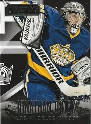 2013-14 Panini Playbook #38 - Jonathan Quick - Los Angeles Kings