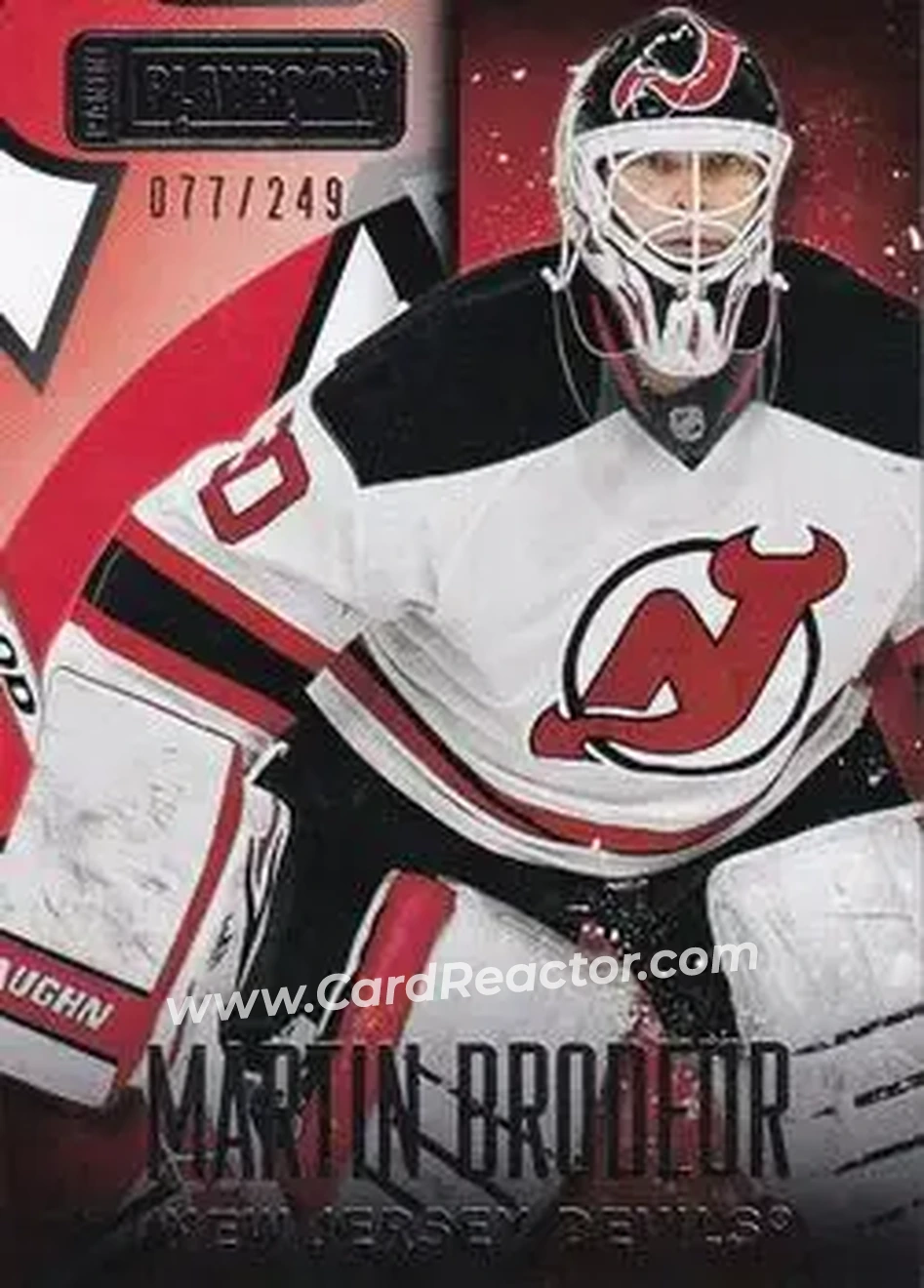 2013-14 Panini Playbook #48 - Martin Brodeur - New Jersey Devils - Front