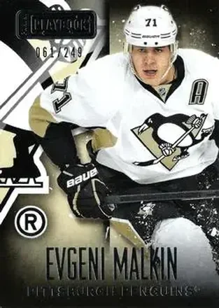 2013-14 Panini Playbook #62 - Evgeni Malkin - Pittsburgh Penguins