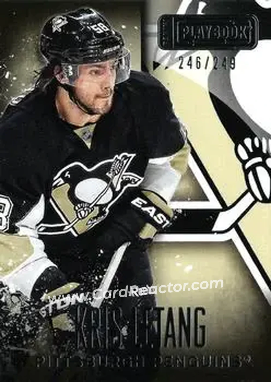 2013-14 Panini Playbook #63 - Kris Letang - Pittsburgh Penguins - Front