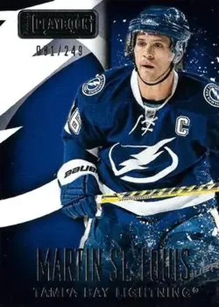 2013-14 Panini Playbook #72 - Martin St. Louis - Tampa Bay Lightning