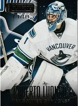 2013-14 Panini Playbook #80 - Roberto Luongo - Vancouver Canucks