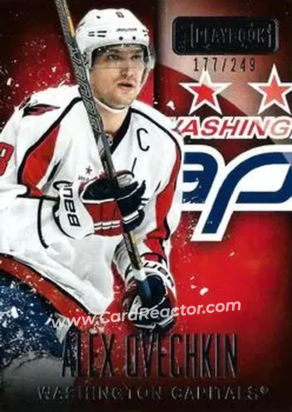 2013-14 Panini Playbook #81 - Alex Ovechkin - Washington Capitals - Front