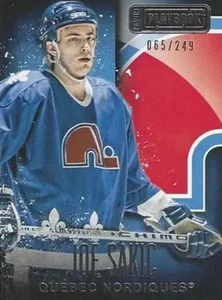 2013-14 Panini Playbook #85 - Joe Sakic - Quebec Nordiques