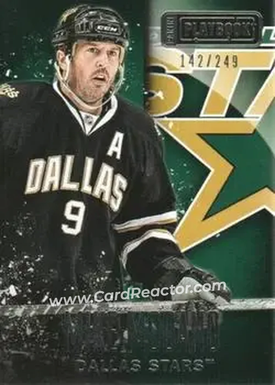 2013-14 Panini Playbook #87 - Mike Modano - Dallas Stars - Front
