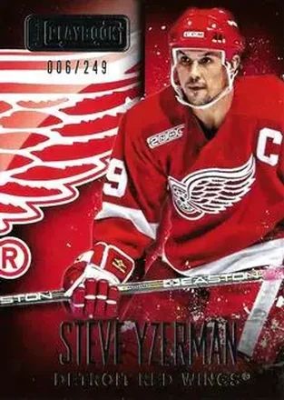 2013-14 Panini Playbook #92 - Steve Yzerman - Detroit Red Wings
