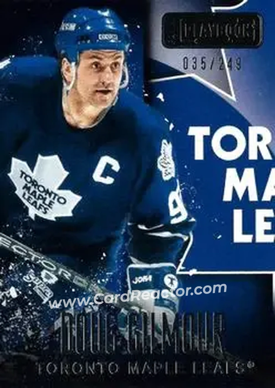 2013-14 Panini Playbook #97 - Doug Gilmour - Toronto Maple Leafs - Front