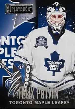 2013-14 Panini Playbook #98 - Felix Potvin - Toronto Maple Leafs