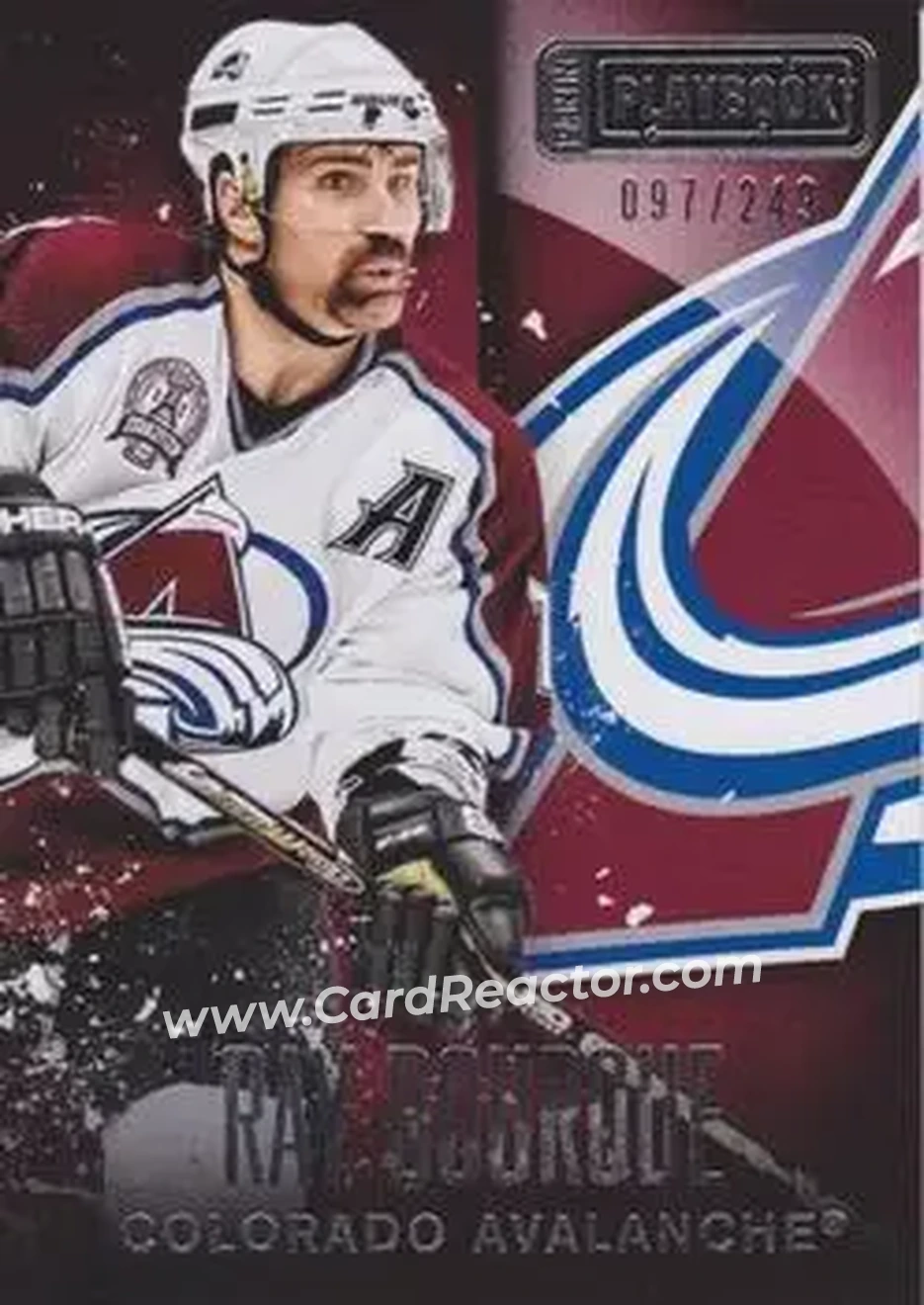 2013-14 Panini Playbook #99 - Ray Bourque - Colorado Avalanche - Front