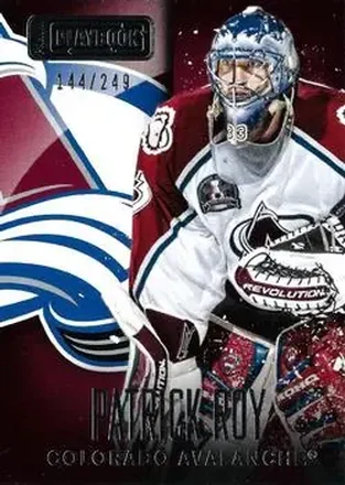 2013-14 Panini Playbook #100 - Patrick Roy - Colorado Avalanche