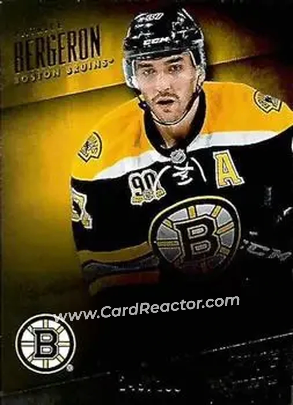 2013-14 Panini Prime #4 - Patrice Bergeron - Boston Bruins - Front