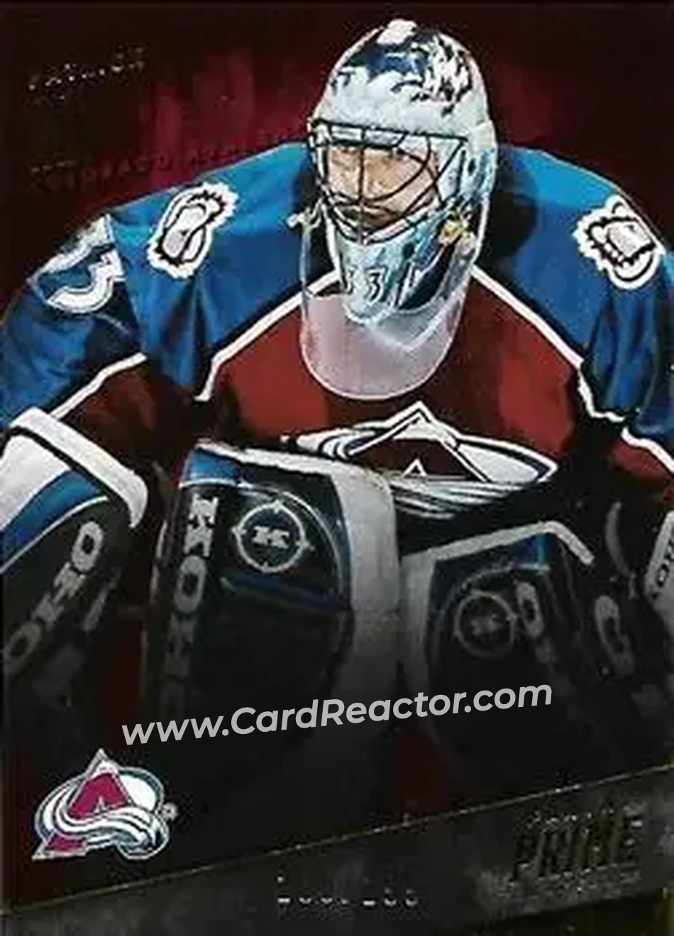 2013-14 Panini Prime #23 - Patrick Roy - Colorado Avalanche - Front