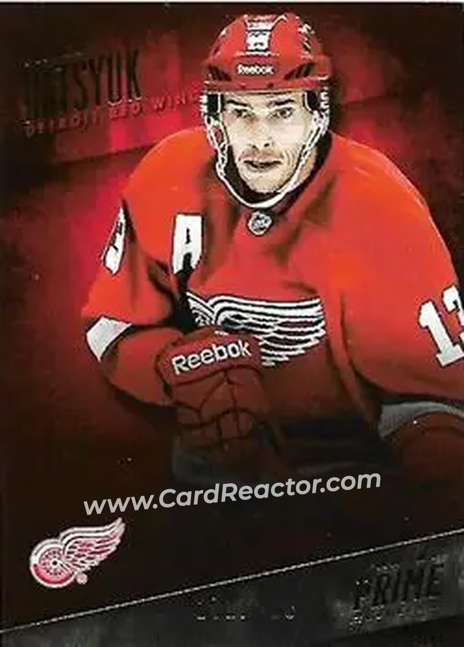 2013-14 Panini Prime #31 - Pavel Datsyuk - Detroit Red Wings - Front 2013-14 Panini Prime #31 - Pavel Datsyuk - Detroit Red Wings - Front