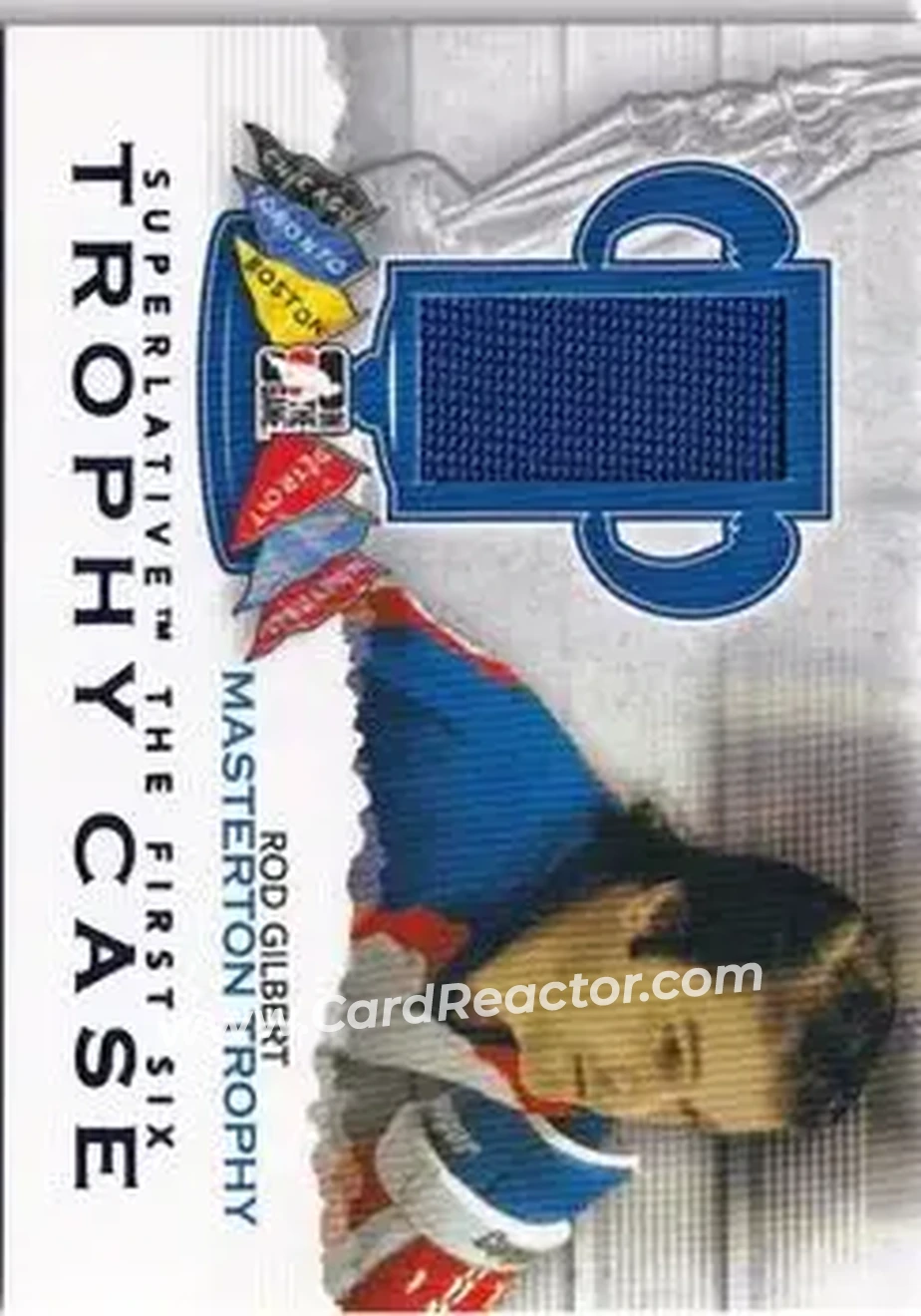 2013-14 In The Game Superlative The First Six - Trophy Case Jerseys #TC-11 - Rod Gilbert - Front