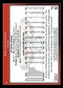 Back of Ronald Murray