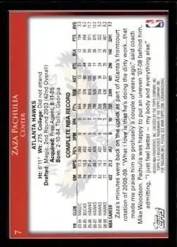 Back of Zaza Pachulia