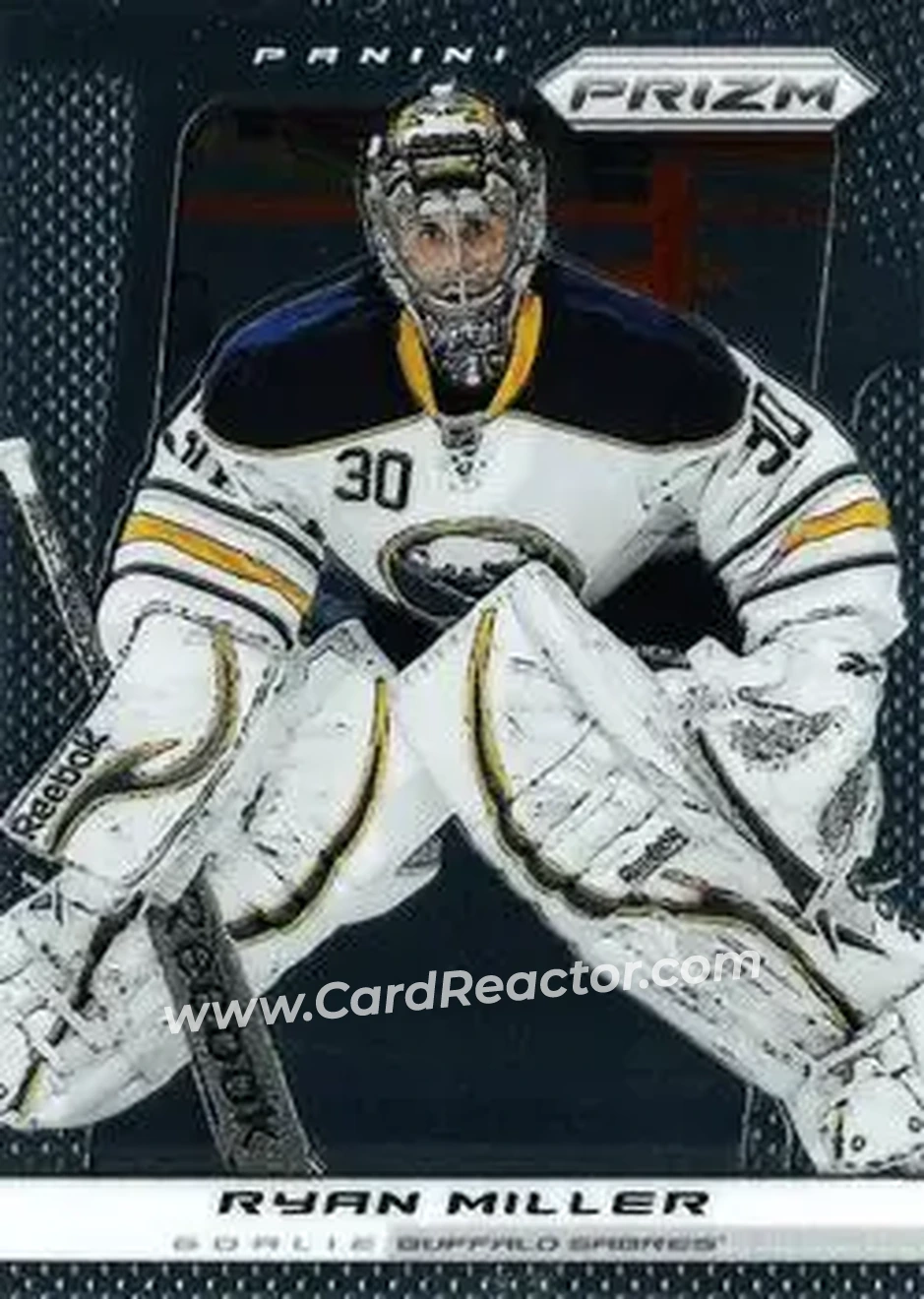2013-14 Panini Prizm #9 - Ryan Miller - Buffalo Sabres - Front