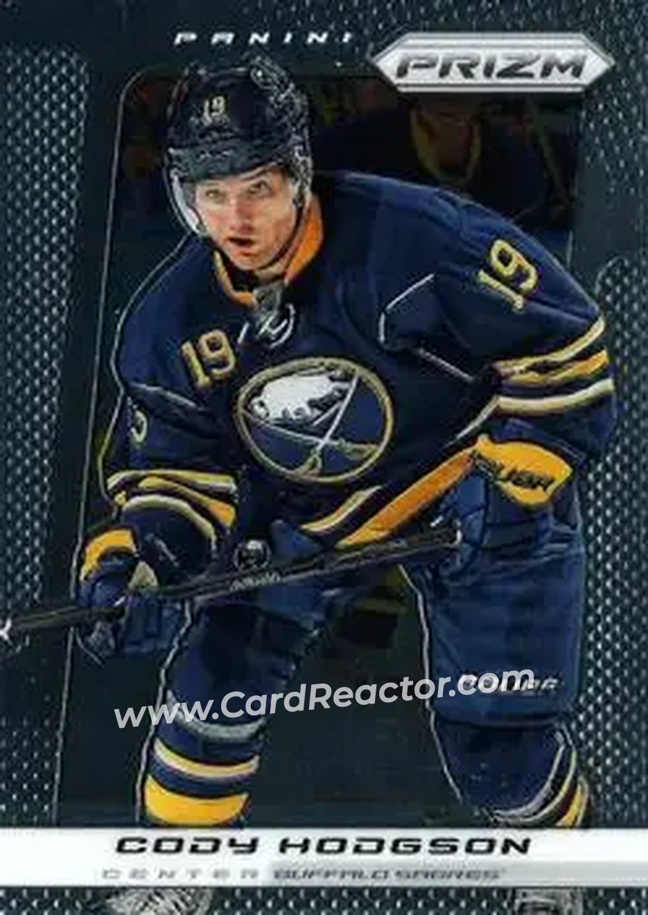 2013-14 Panini Prizm #10 - Cody Hodgson - Buffalo Sabres - Front