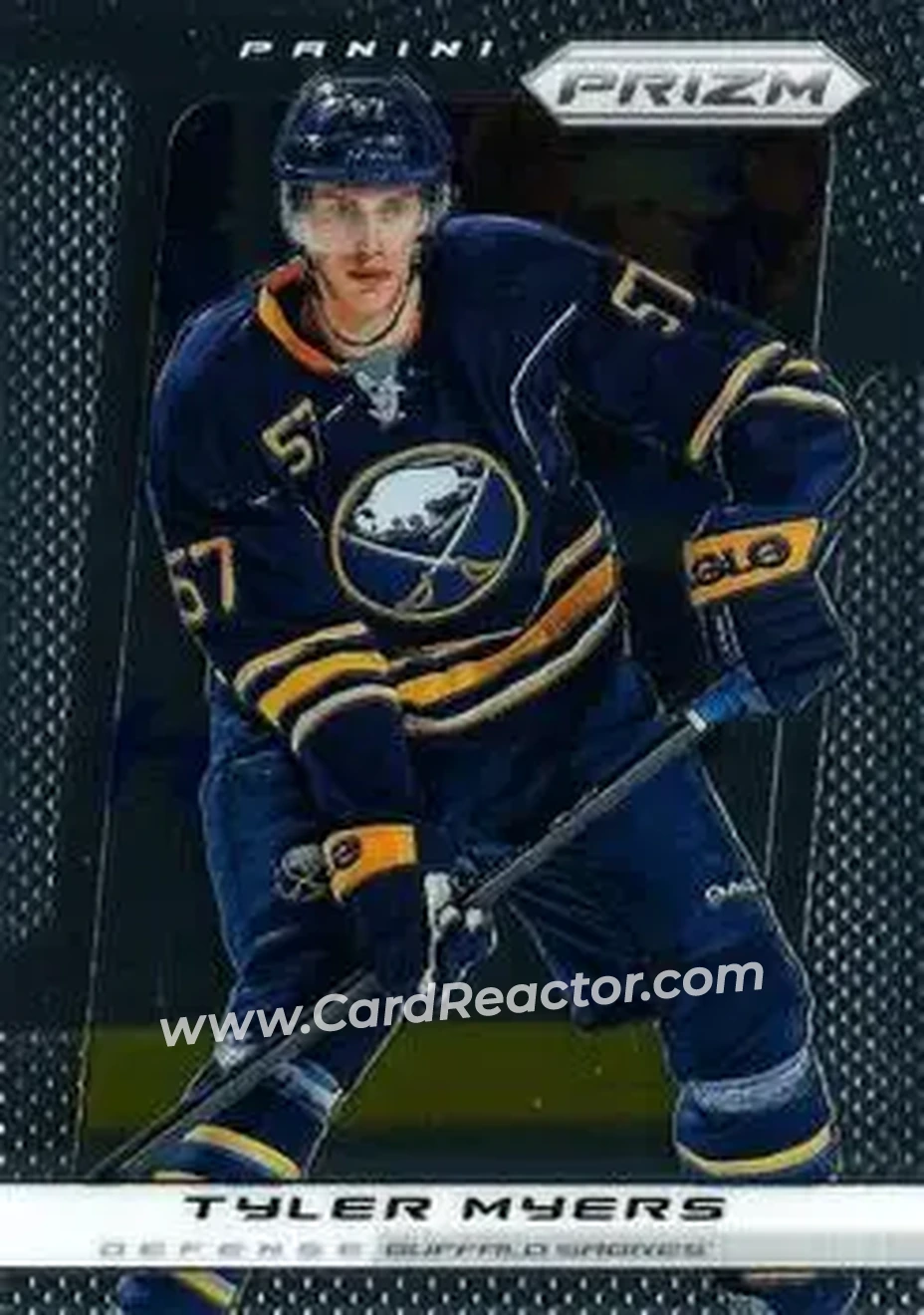 2013-14 Panini Prizm #13 - Tyler Myers - Buffalo Sabres - Front