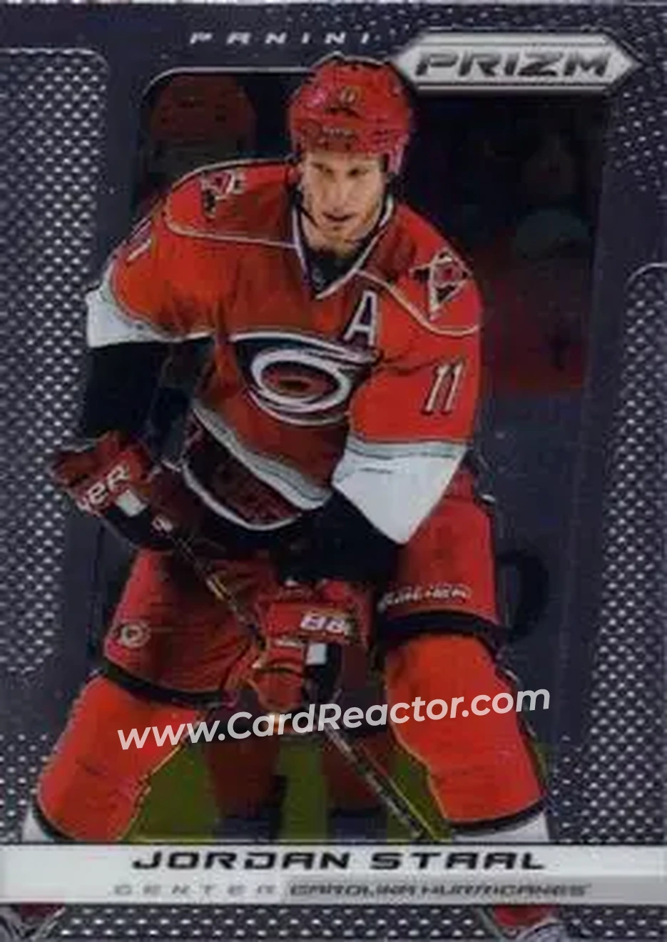 2013-14 Panini Prizm #15 - Jordan Staal - Carolina Hurricanes - Front