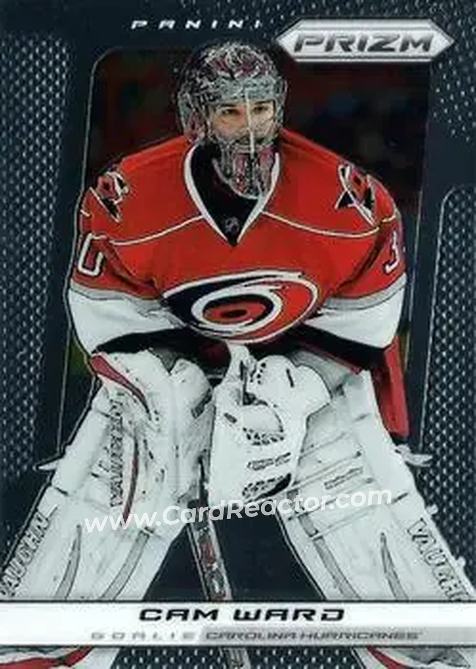 2013-14 Panini Prizm #16 - Cam Ward - Carolina Hurricanes - Front