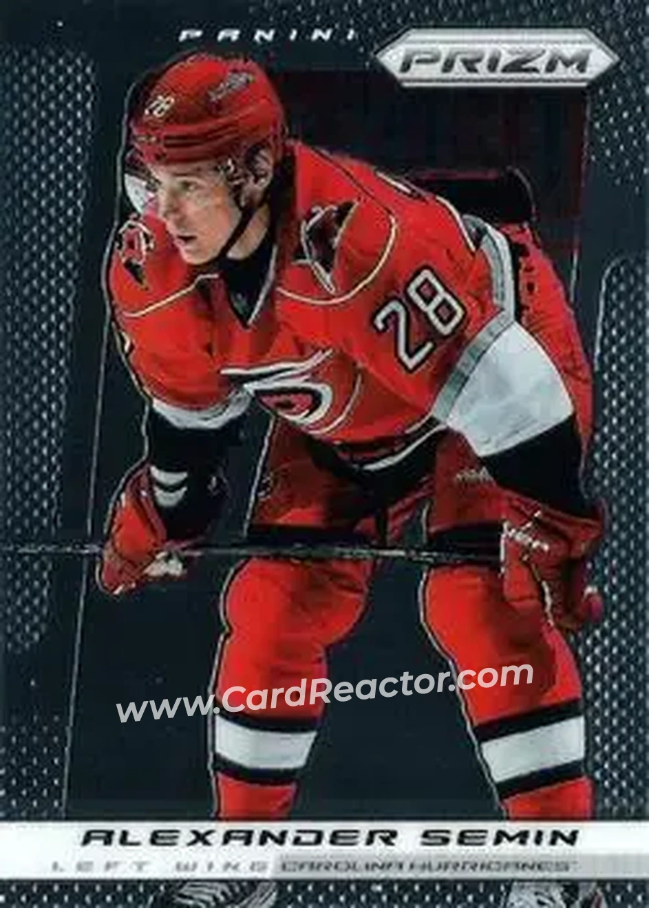 2013-14 Panini Prizm #17 - Alexander Semin - Carolina Hurricanes - Front