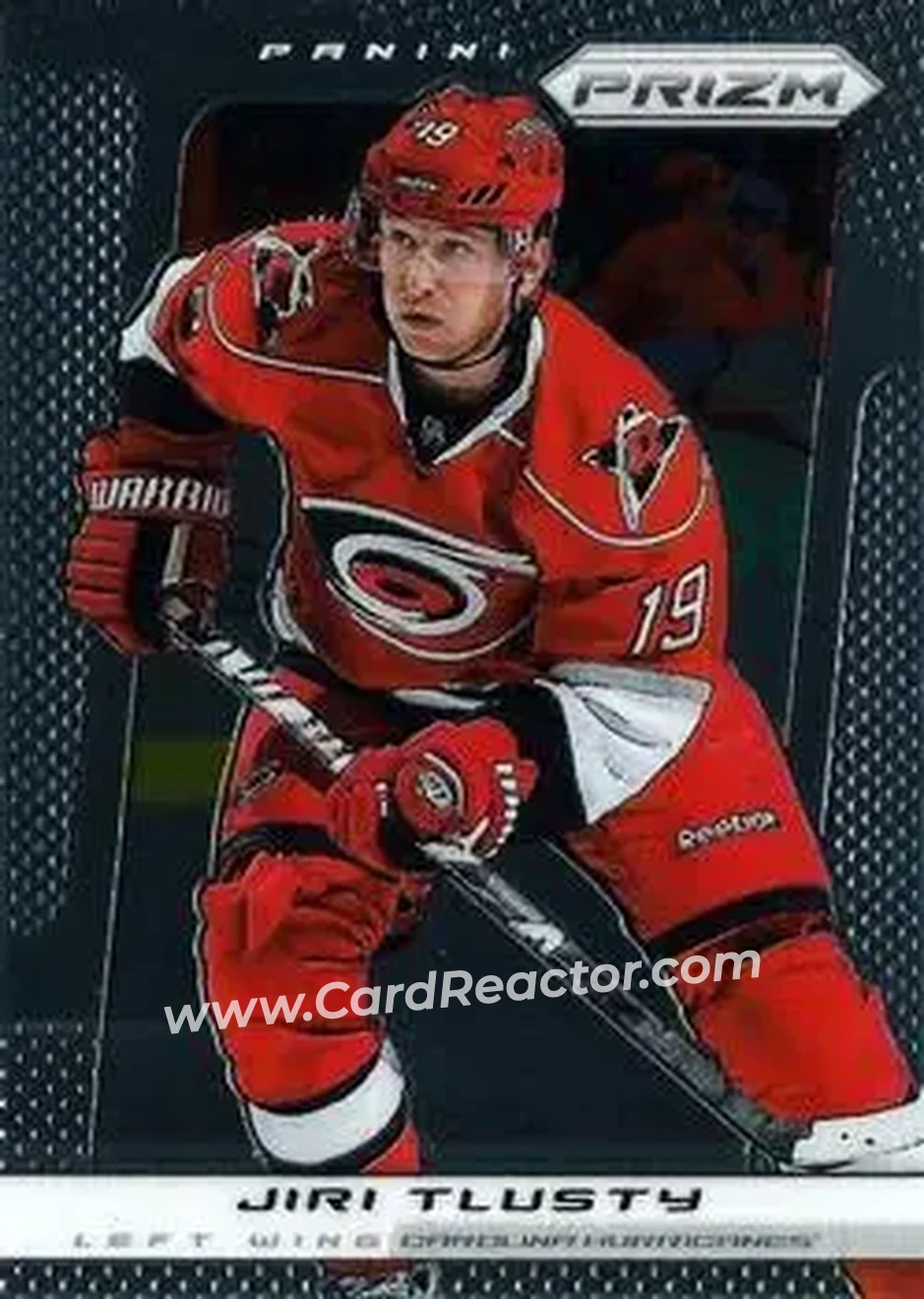2013-14 Panini Prizm #18 - Jiri Tlusty - Carolina Hurricanes - Front