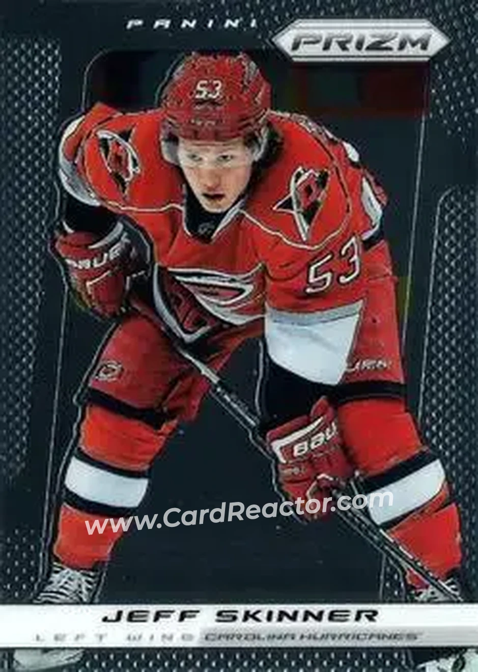 2013-14 Panini Prizm #19 - Jeff Skinner - Carolina Hurricanes - Front
