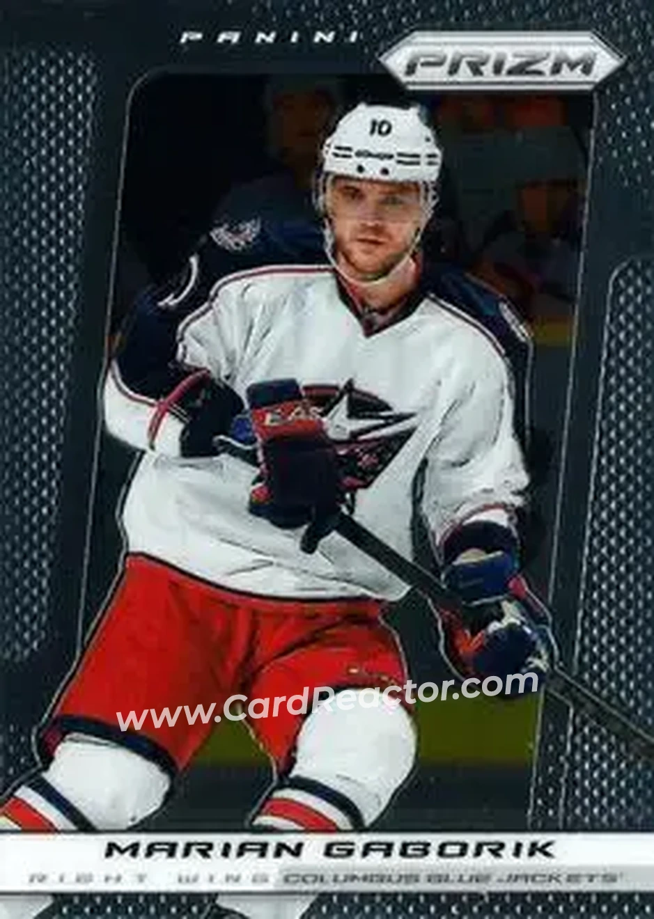 2013-14 Panini Prizm #23 - Marian Gaborik - Columbus Blue Jackets - Front