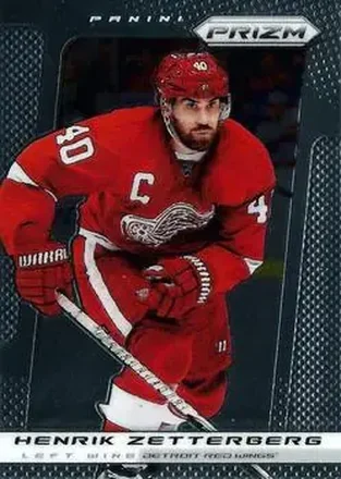 2013-14 Panini Prizm #27 - Henrik Zetterberg - Detroit Red Wings