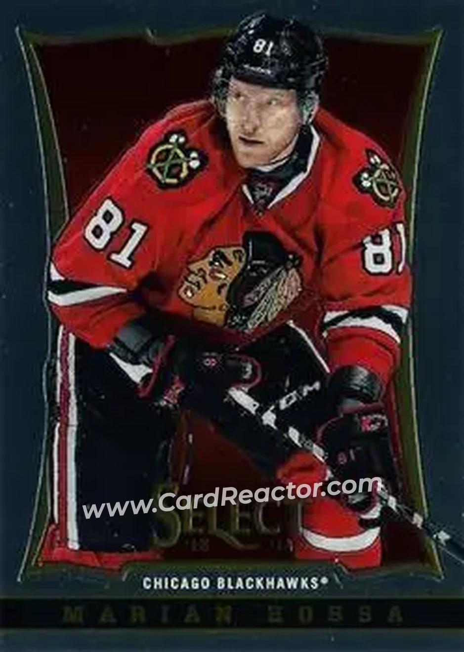 2013-14 Panini Select #5 - Marian Hossa - Chicago Blackhawks - Front 2013-14 Panini Select #5 - Marian Hossa - Chicago Blackhawks - Front