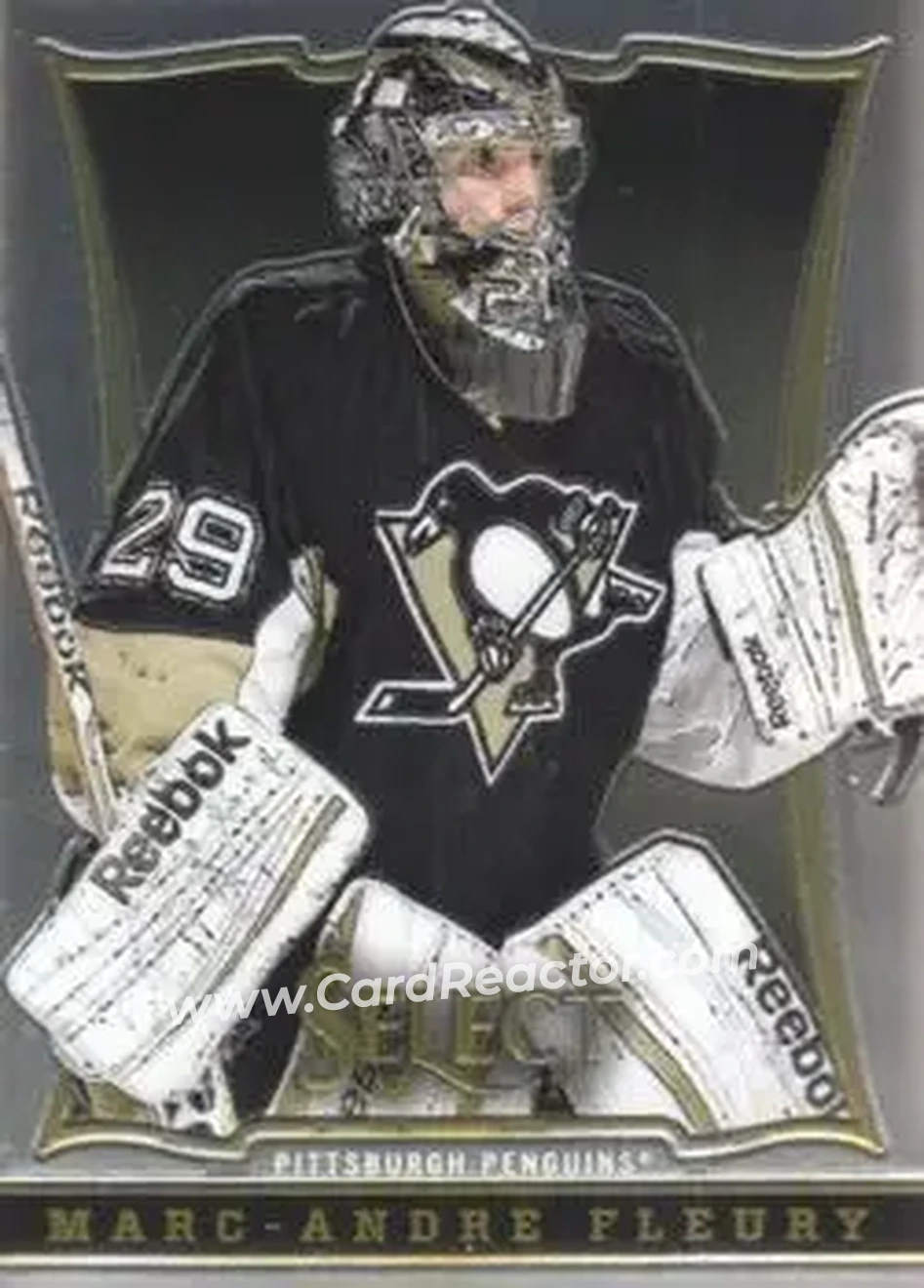 2013-14 Panini Select #10 - Marc-Andre Fleury - Pittsburgh Penguins - Front