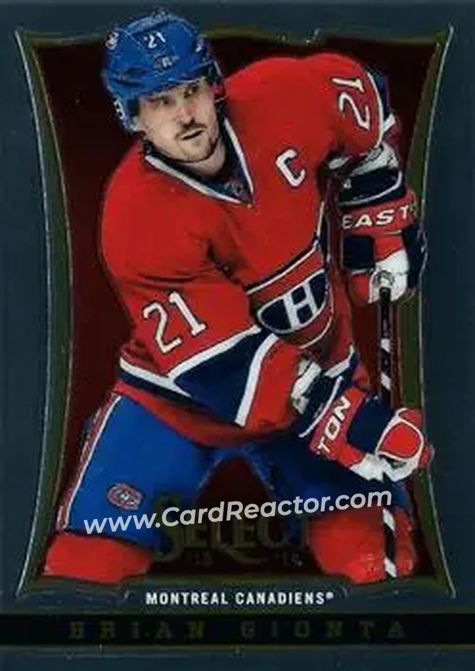 2013-14 Panini Select #19 - Brian Gionta - Montreal Canadiens - Front 2013-14 Panini Select #19 - Brian Gionta - Montreal Canadiens - Front