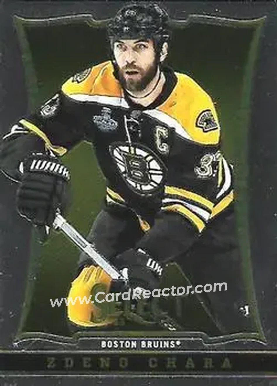 2013-14 Panini Select #23 - Zdeno Chara - Boston Bruins - Front 2013-14 Panini Select #23 - Zdeno Chara - Boston Bruins - Front