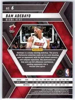 Back of Bam Adebayo