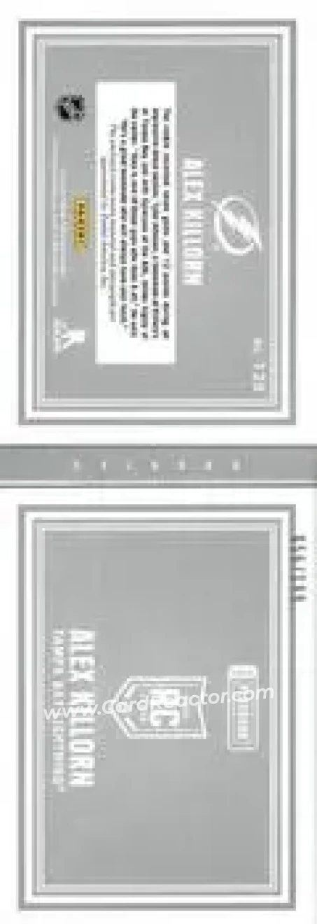 2013-14 Panini Playbook #126 - Alex Killorn - Tampa Bay Lightning - Back