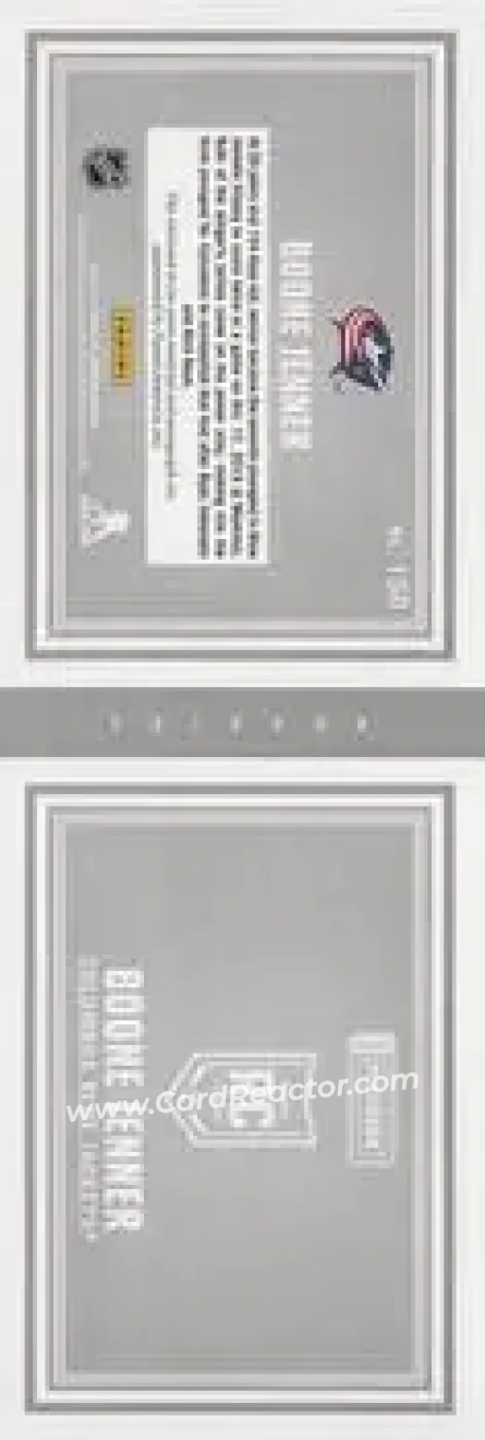 2013-14 Panini Playbook #150 - Boone Jenner - Columbus Blue Jackets - Back 2013-14 Panini Playbook #150 - Boone Jenner - Columbus Blue Jackets - Back