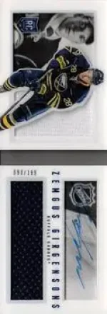 2013-14 Panini Playbook #159 - Zemgus Girgensons - Buffalo Sabres