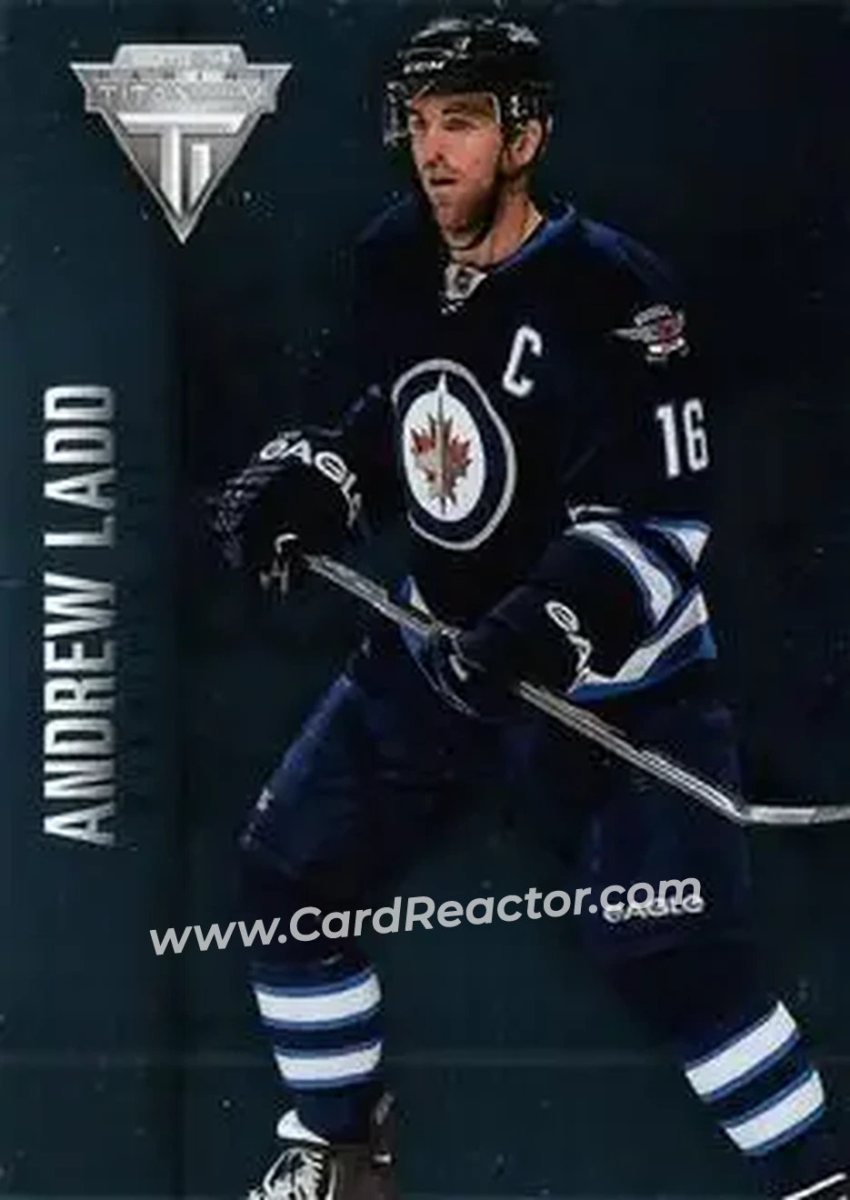 2013-14 Panini Titanium #4 - Andrew Ladd - Winnipeg Jets - Front