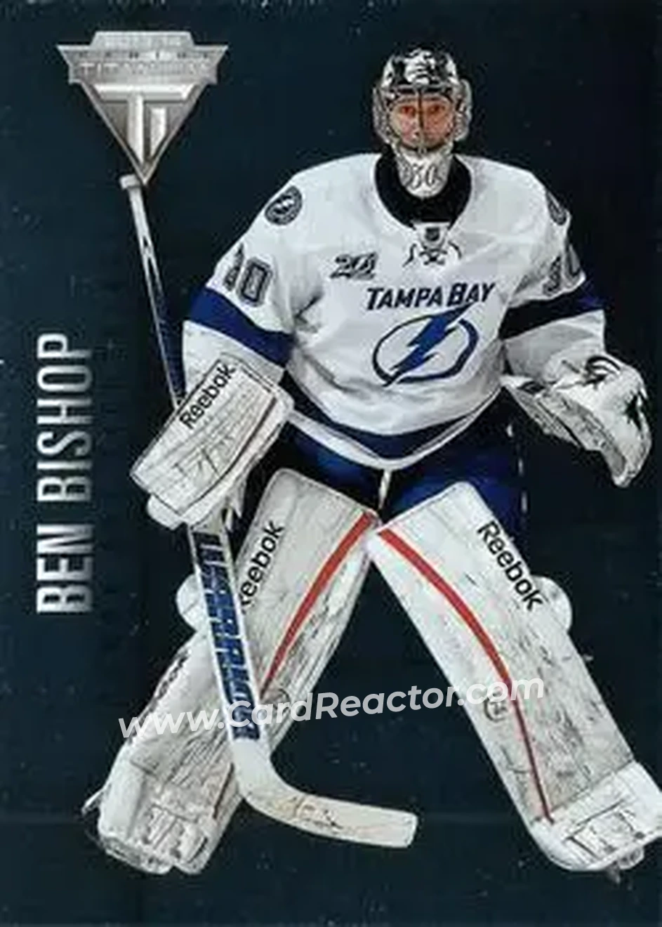 2013-14 Panini Titanium #6 - Ben Bishop - Tampa Bay Lightning - Front