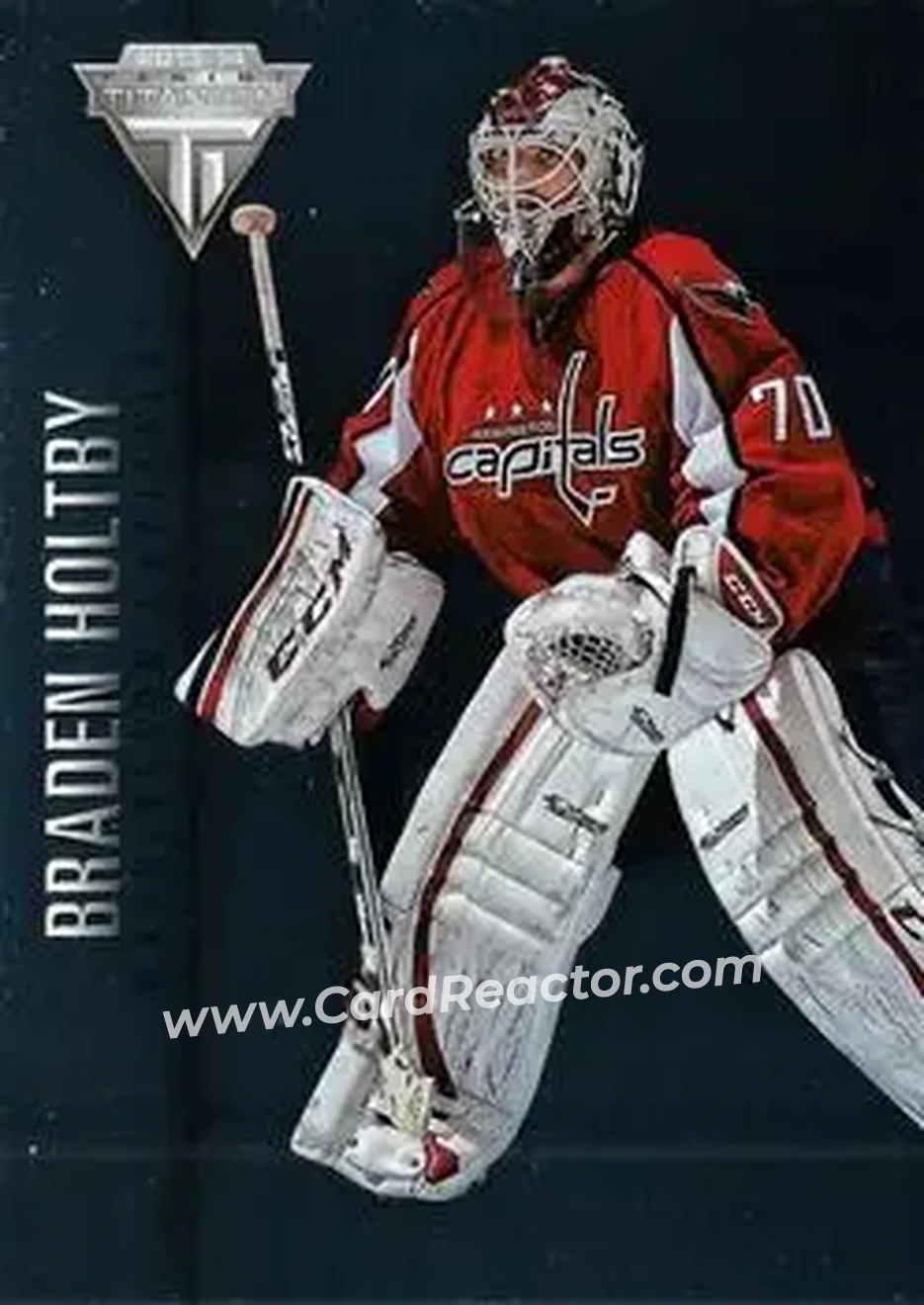2013-14 Panini Titanium #8 - Braden Holtby - Washington Capitals - Front