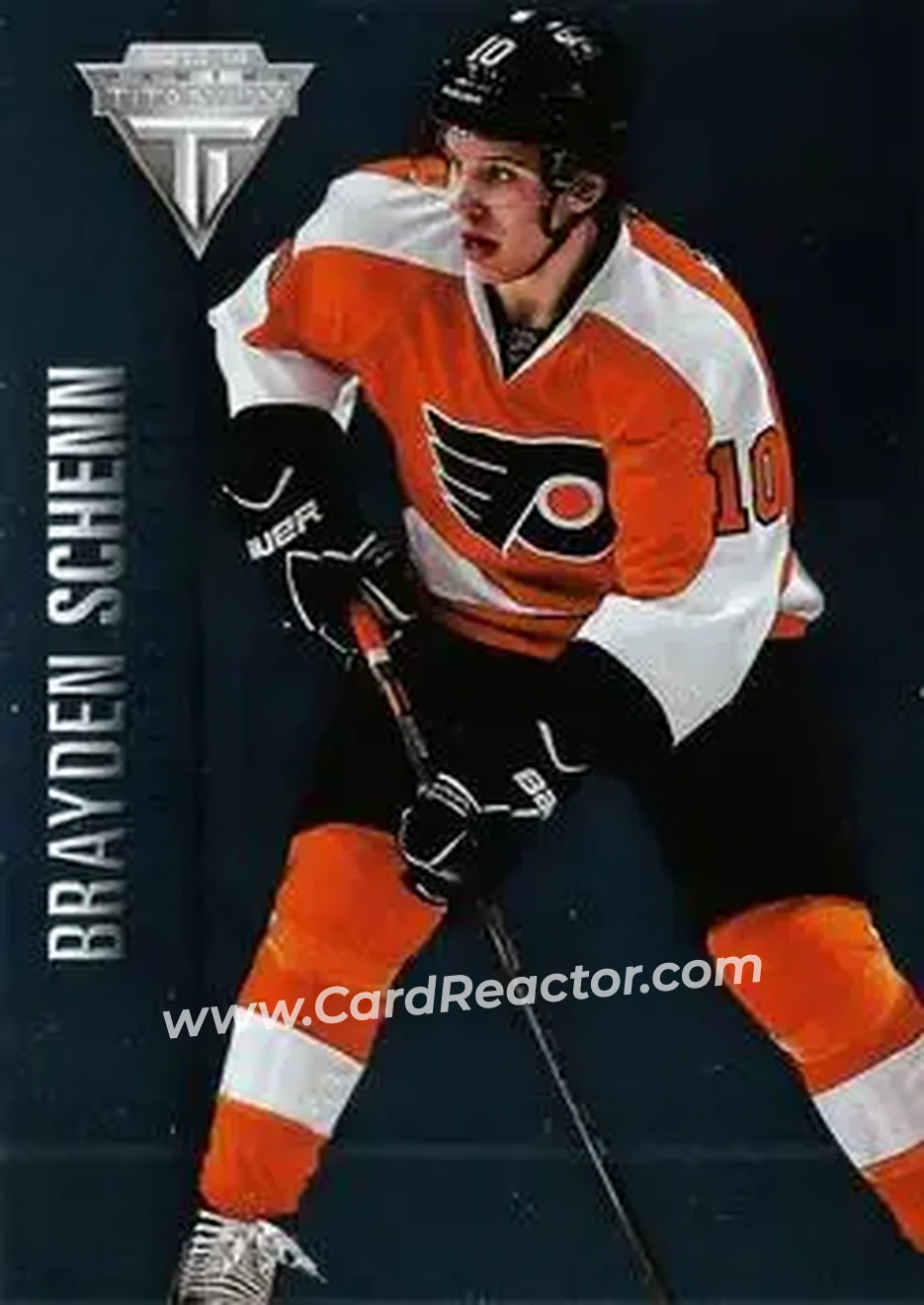 2013-14 Panini Titanium #9 - Brayden Schenn - Philadelphia Flyers - Front