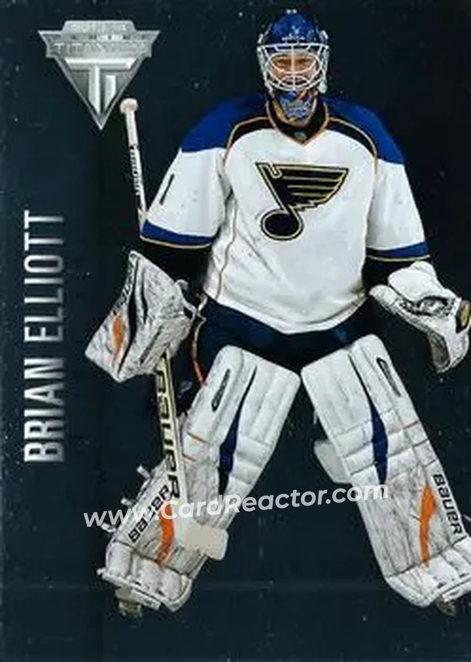 2013-14 Panini Titanium #10 - Brian Elliott - St. Louis Blues - Front