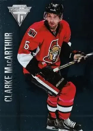 2013-14 Panini Titanium #14 - Clarke MacArthur - Ottawa Senators