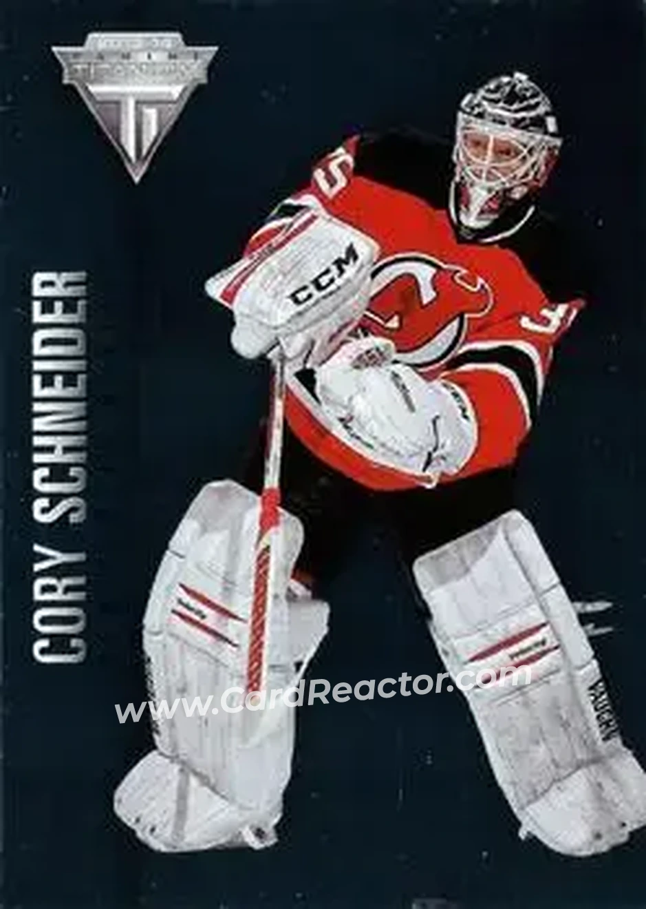 2013-14 Panini Titanium #19 - Cory Schneider - New Jersey Devils - Front