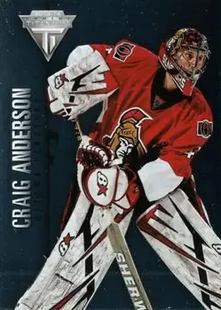 2013-14 Panini Titanium #20 - Craig Anderson - Ottawa Senators
