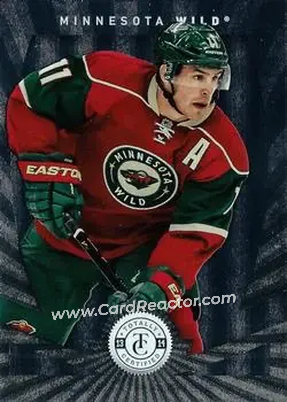2013-14 Panini Totally Certified #38 - Zach Parise - Minnesota Wild - Front