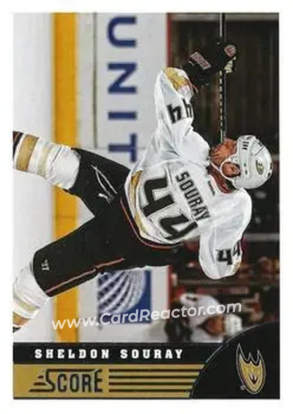 2013-14 Score #8 - Sheldon Souray - Anaheim Ducks - Front