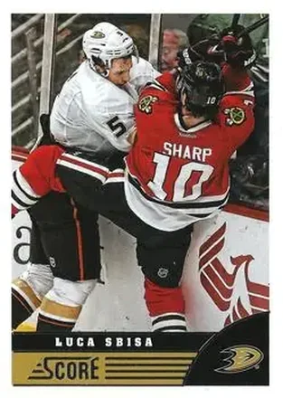2013-14 Score #11 - Luca Sbisa - Anaheim Ducks