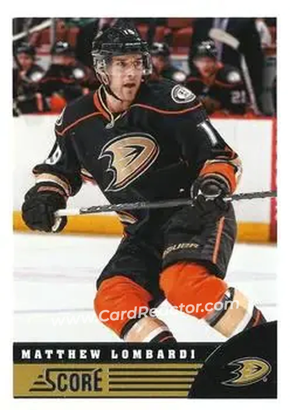 2013-14 Score #18 - Matthew Lombardi - Anaheim Ducks - Front